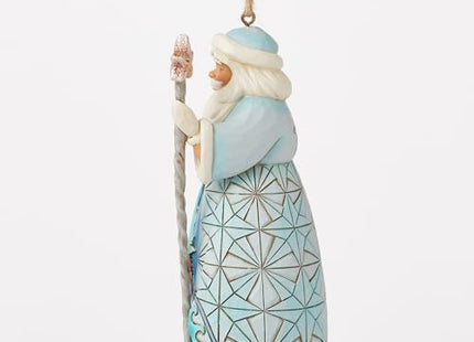 Jim Shore Heartwood Creek Coastal Santa Holding a Starfish Cane Ornament