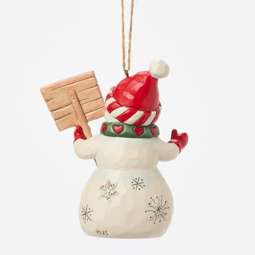 Snowman Peace & Joy Ornament