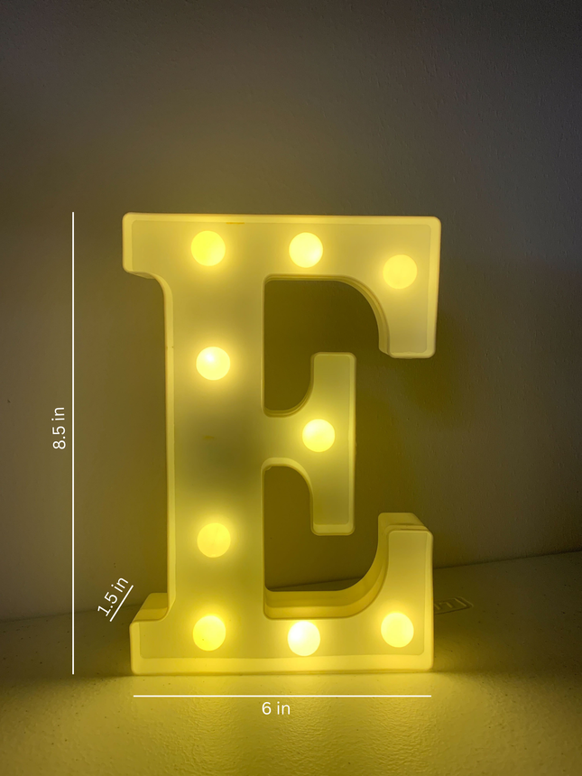 Letter Light | E