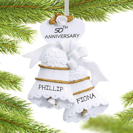 50th Anniversary Bells Ornament created by RUDOLPH AND ME and designed by Ornament Shop