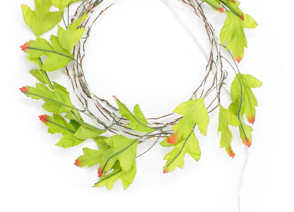 Perfect Holiday 20 LED Maple Leaf Fairy Lights - Battery Operated