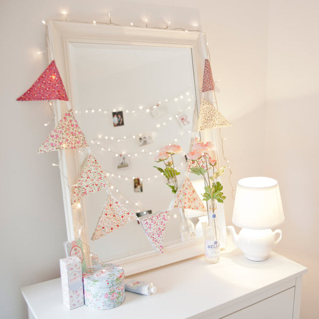 100 LED Clear Cable String Lights - Battery Operated