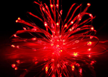 100 LED Silver Copper Fairy Light - Plug in