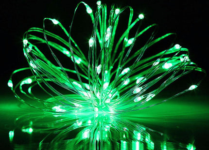 100 LED Silver Copper Fairy Light - Plug in