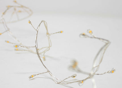 Silver Copper Cluster Fairy Light in Warm White Light