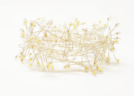 Silver Copper Cluster Fairy Light in Warm White Light