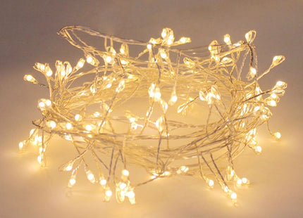 Silver Copper Cluster Fairy Light in Warm White Light