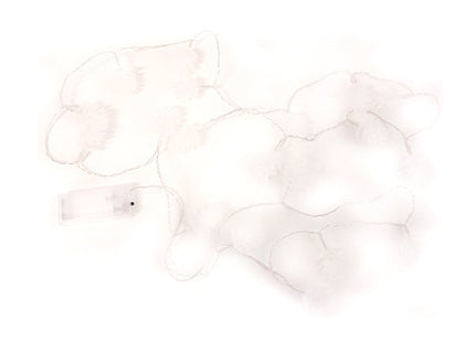 10 LED Soft Plastic Pine Cone Light Set - Warm White