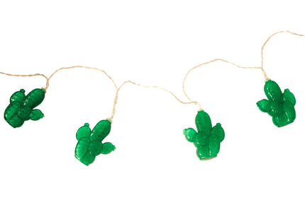 10 LED with Cactus Battery Operated String Light - Warm White
