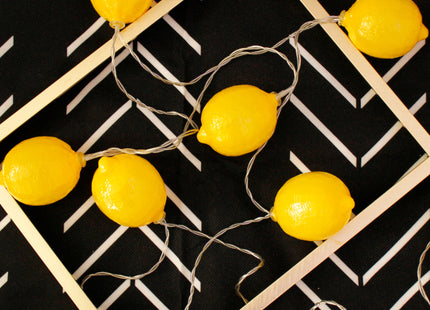 10 LED Battery Operated String Light with Lemon - Warm White