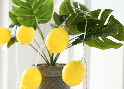10 LED Battery Operated String Light with Lemon - Warm White