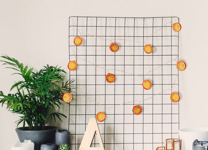 10 LED Battery Operated String Light with Orange - Warm White