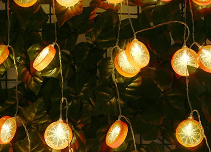 10 LED Battery Operated String Light with Orange - Warm White