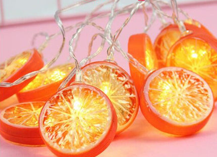 10 LED Battery Operated String Light with Orange - Warm White