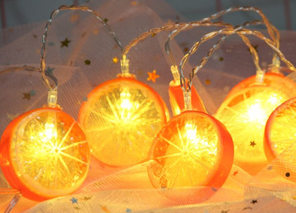 10 LED Battery Operated String Light with Orange - Warm White