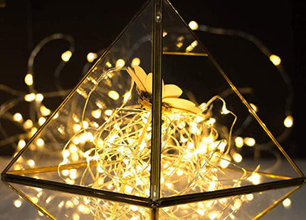 10ft 30 LED Fairy String Microdot Battery Operated Indoor Light - Warm White