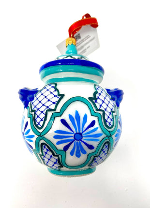 Italian Cookie Jar Holiday Polish Glass Christmas Ornament I designed by Kenzies of London and by Personalized Ornamentshop