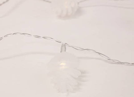 10 LED Soft Plastic Pine Cone Light Set - Warm White