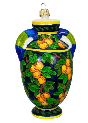 Italian Majolica Vase Polish Glass Christmas Ornament D designed by Kenzies of London and by Personalized Ornamentshop