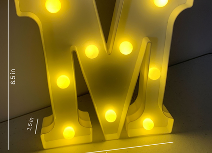Letter Light | M
