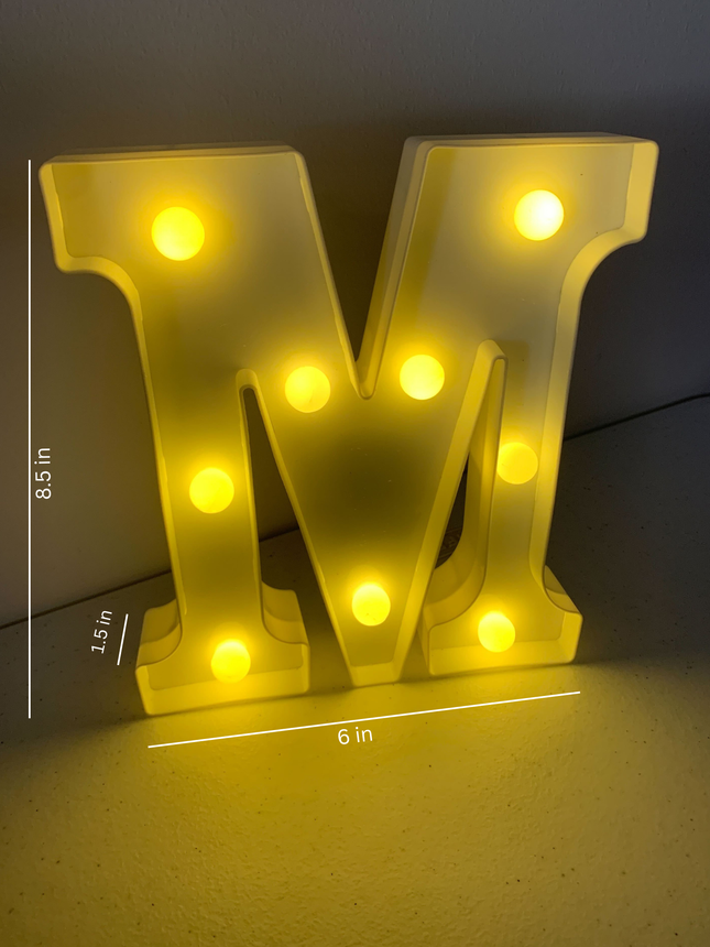 Letter Light | M