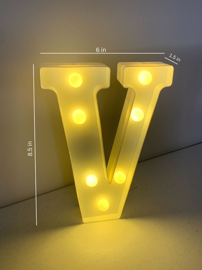 Letter Light | V
