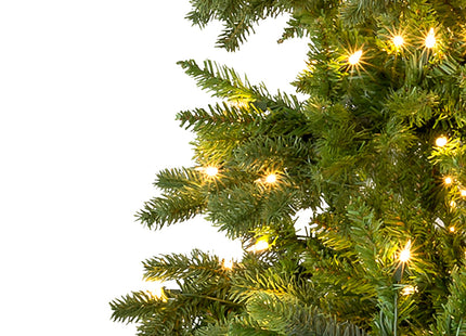 Prelit Calgary Spruce Christmas Tree with Warm White Lights