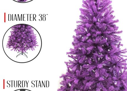 Purple Canadian Pine Halloween Christmas Tree