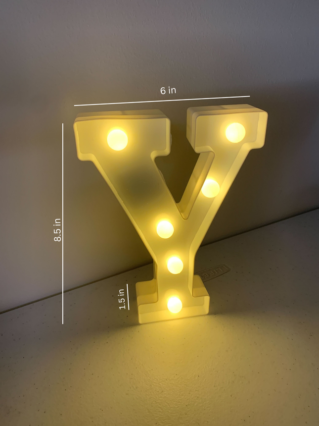 Letter Light | Y
