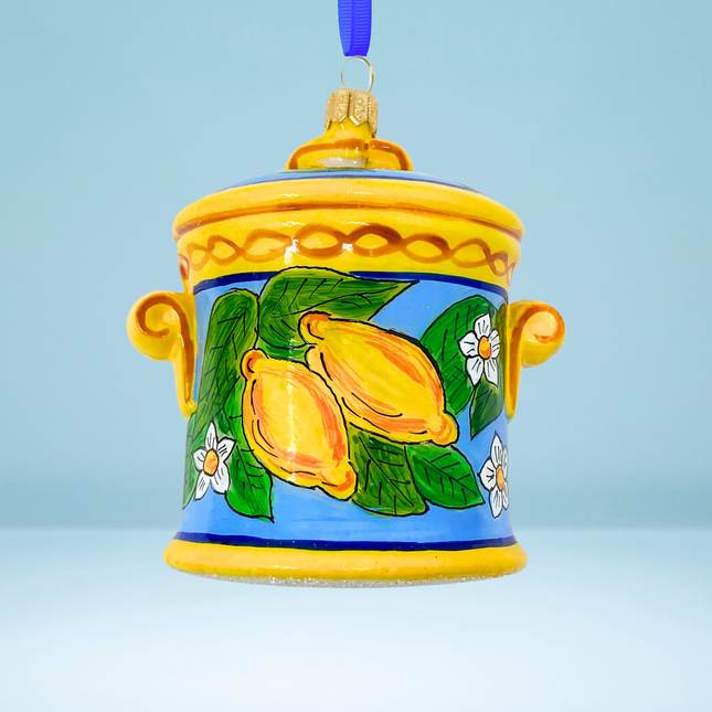 Abruzzi Cookie Jar Polish Glass Ornament