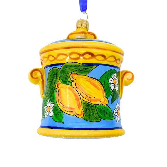 Abruzzi Cookie Jar Polish Glass Ornament