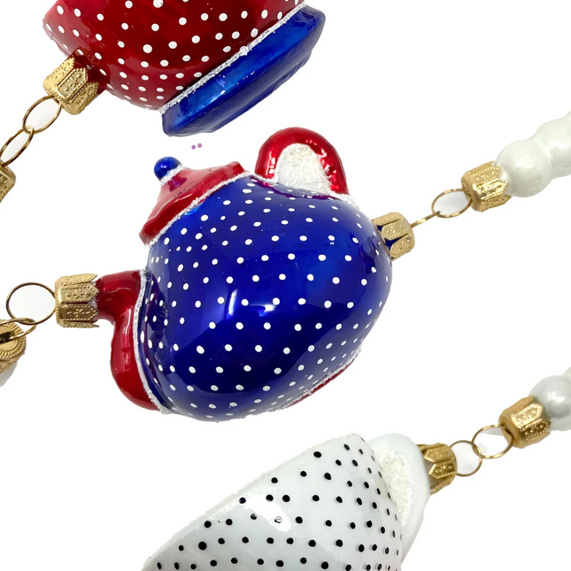 Afternoon Tea Glass Tree Garland