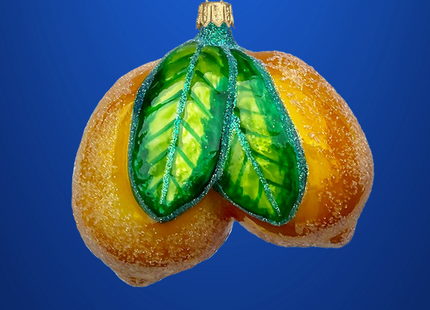 Amalfi Lemon Cluster Polish Glass Ornament