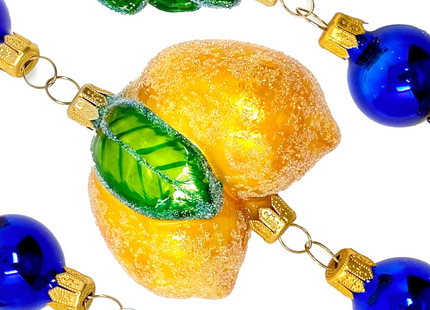 Amalfi Lemon Cluster Glass Tree Garland