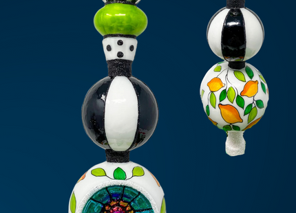 Amalfi Lemons Glass Finial Tree Topper