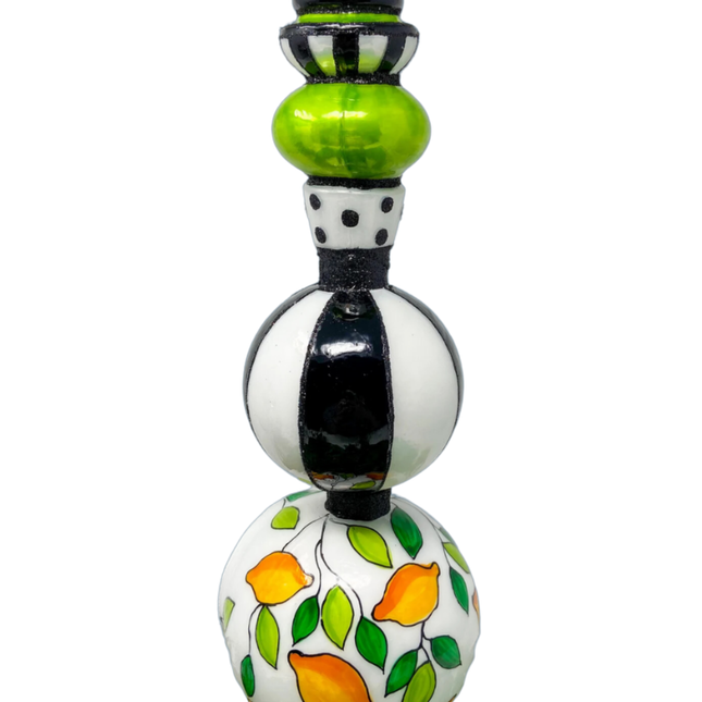 Amalfi Lemons Glass Finial Tree Topper