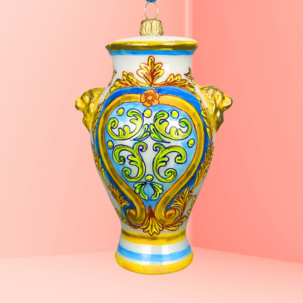 Amalfi Vase Polish Glass Ornament