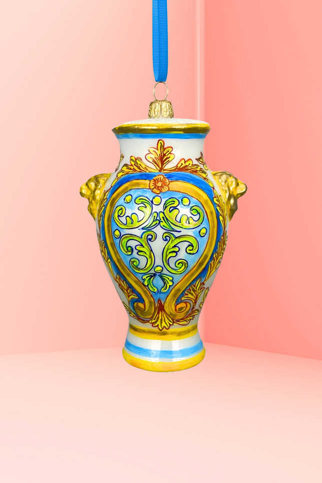 Amalfi Vase Polish Glass Ornament