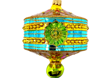 Amalfi Lantern Polish Glass Ornament
