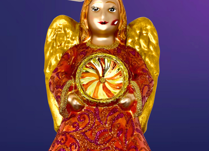 Amore Angel Glass Ornament