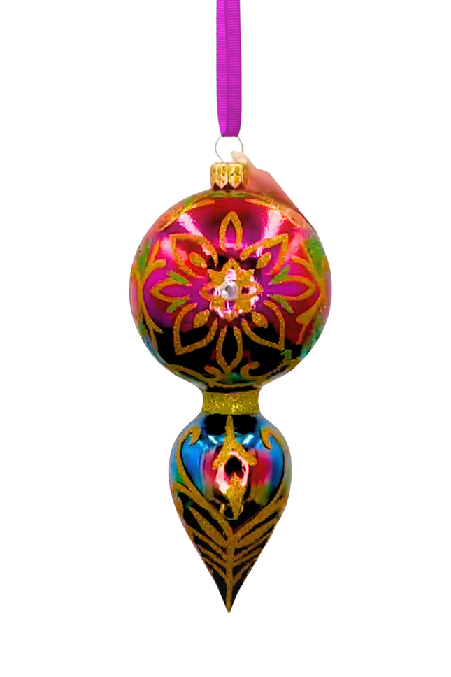 Aurora Demure Polish Glass Ornament