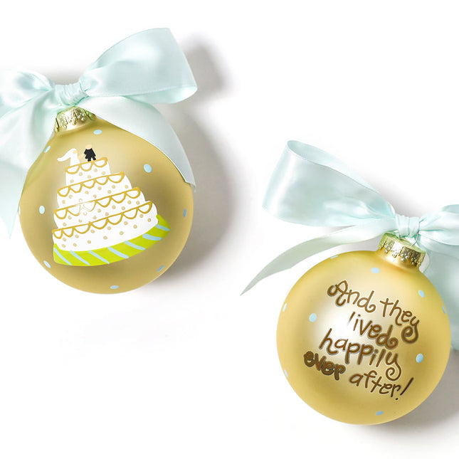 And They Lived Happily Ever After Wedding Ornament
