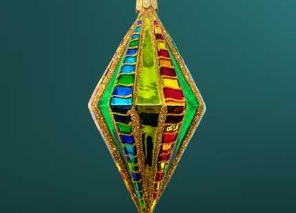 Bank Roll Bling Diamond Glass Ornament