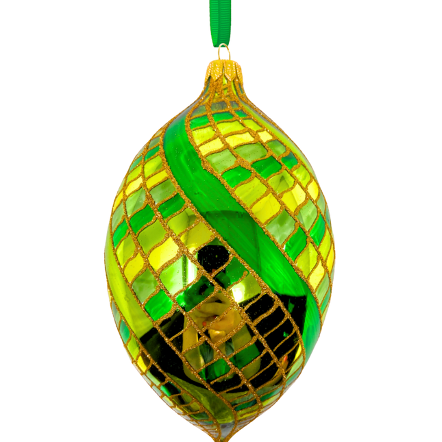 Bank Roll Bling Spinner Glass Ornament
