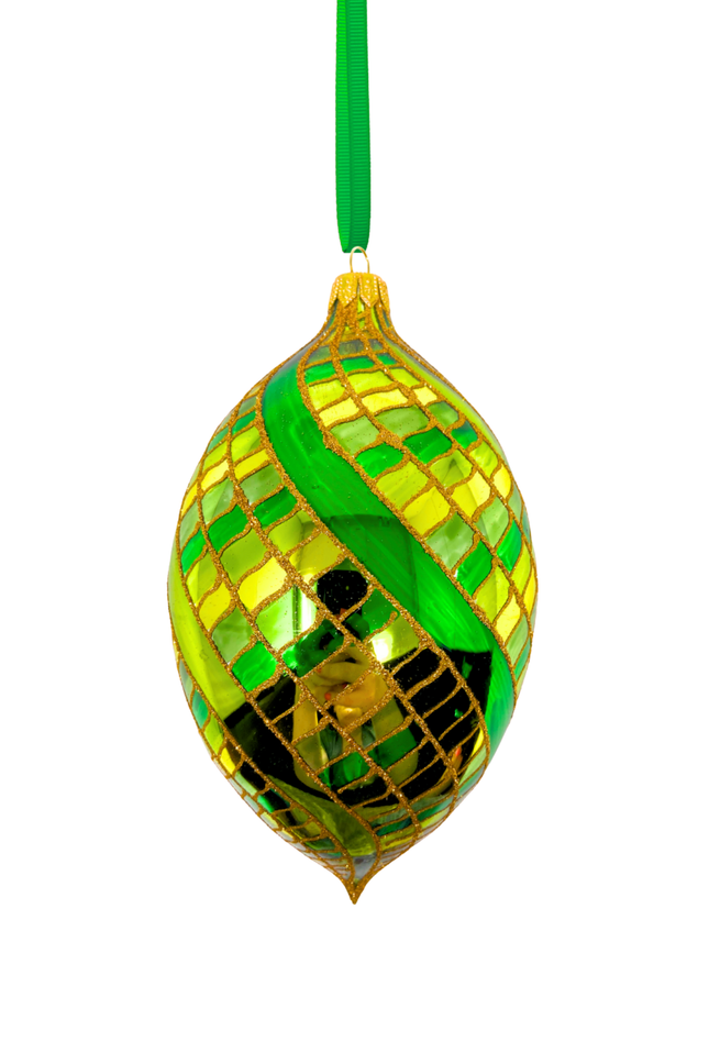 Bank Roll Bling Spinner Glass Ornament