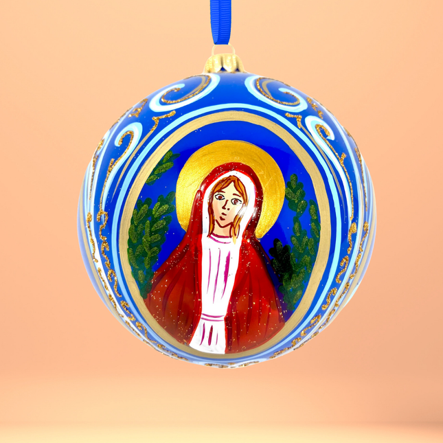 Byzantine Holiday Glass Bauble - Basilica