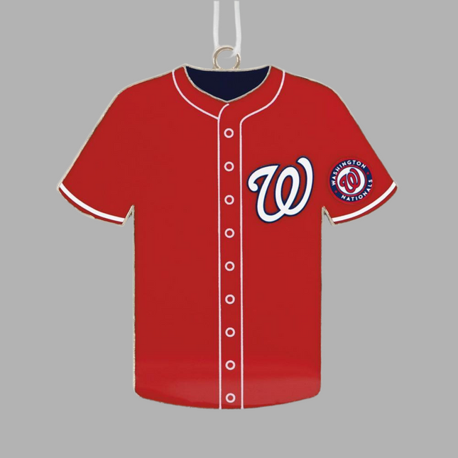 Washington Nationals Metal Jersey Ornament
