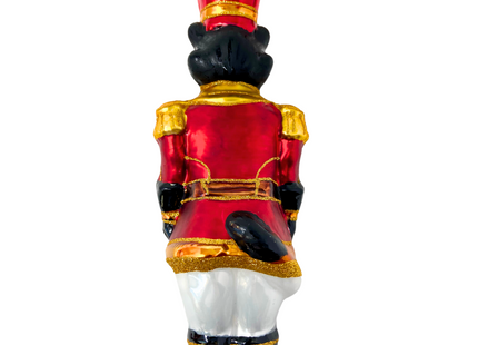 KRG Black Bear Body Polish Glass Ornament