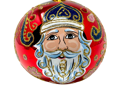 Beefeater Santa Glass Christmas Bauble