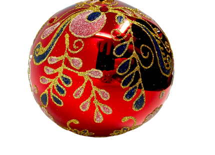 Beefeater Santa Glass Christmas Bauble